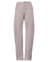 Ssheena Frayed Waist Wide-leg Pants In Purple Wool Blend In Purple