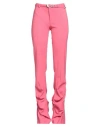 Ssheena Woman Pants Pink Size 4 Polyethylene, Virgin Wool, Elastane In Pink