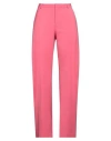 Ssheena Woman Pants Pink Size 6 Polyethylene, Virgin Wool, Elastane