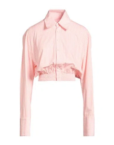 Ssheena Woman Shirt Pink Size 6 Cotton