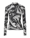 Ssheena Woman T-shirt Black Size S Nylon, Elastane In Black