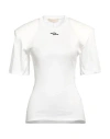 Ssheena Woman T-shirt Ivory Size M Cotton In White