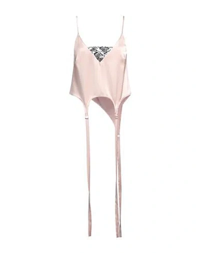 Ssheena Woman Top Blush Size 8 Triacetate, Polyethylene In Pink