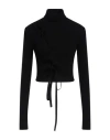 Ssheena Turtleneck Cropped Sweater In Black