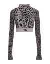 Ssheena Woman Turtleneck Lilac Size L Viscose, Polyester In Purple
