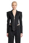 Ssheena By Zip-closure Jacket In Black