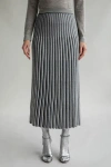 Sskein Adeline Skirt In Grey Ivory