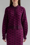 Sskein Amelie Polo In Fuchsia Aubergine