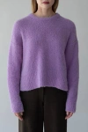 Sskein Belle Boucle Pullover In Purple