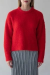 Sskein Belle Boucle Pullover In Red