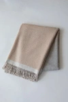 Sskein Gradient Weave Throw In Brown