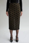 Sskein Ines Skirt In Golden Black