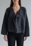 Sskein Momo Handknit Cardigan In Saddle