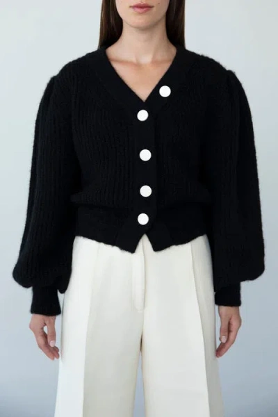 Sskein Mp Cardigan In Black
