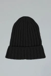 Sskein Ribbed Beanie In Black