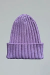 Sskein Ribbed Beanie In Purple