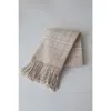Sskein Rustic Plaid Throw In Brown