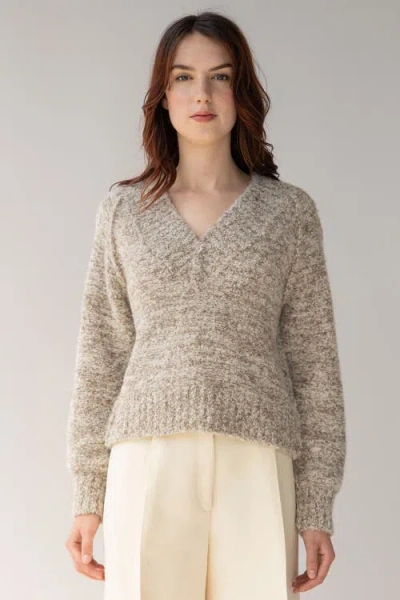Sskein V Neck Boucle Pullover