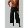 Sskein Wide Leg Trousers In Black