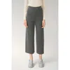 Sskein Wide Leg Trousers In Shadow Grey Heather