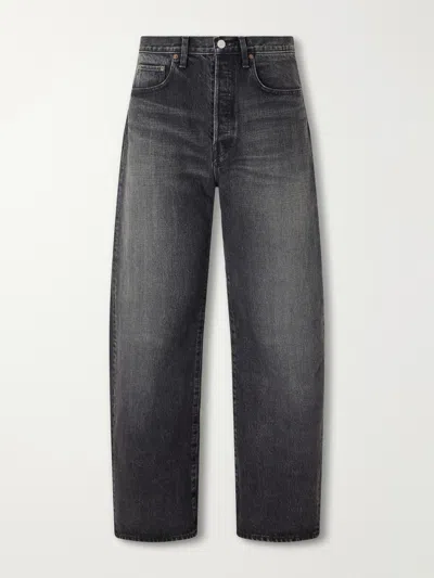 Ssstein Barrel-leg Jeans In Brown
