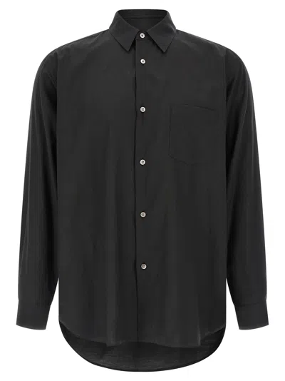 Ssstein Black Cotton Men's Blouse