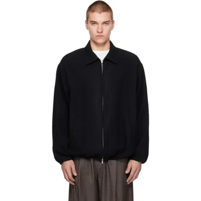 Ssstein Black Light Zip Jacket In Blue