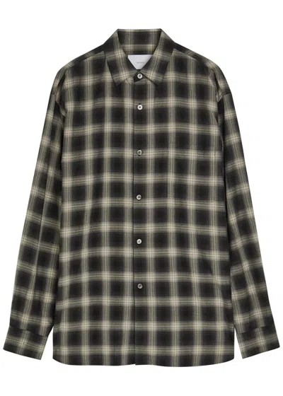 Ssstein Checked Woven Shirt In Multicoloured 1