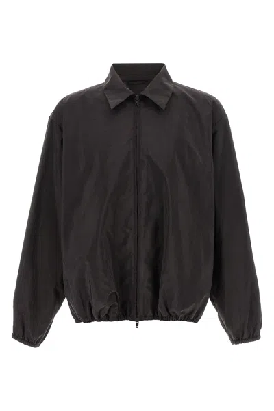 Ssstein Collar Jacket In Black