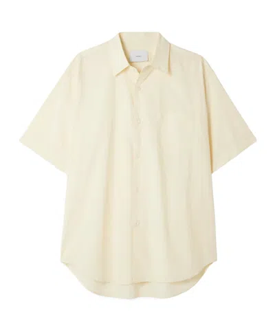 Ssstein Suvin Cotton-poplin Shirt In Yellow