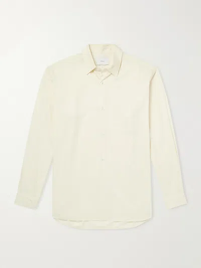 Ssstein Cotton-satin Shirt In Neutral