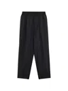 Ssstein Elasticated Zip-cuff Trousers In Black