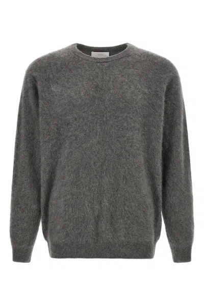 Ssstein Grey Shaggy Cashmere Sweater In Gray
