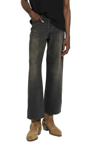 Ssstein Loose Denim Jeans In Black
