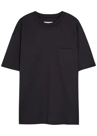 Ssstein Oversized Cotton T-shirt In Navy