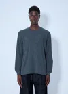 Ssstein Oversized Long Sleeve T-shirt In Blue