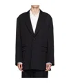 Ssstein Oversized Single-breasted Suit Jacket In Black