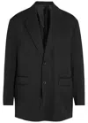 Ssstein Oversized Wool Blazer In Black