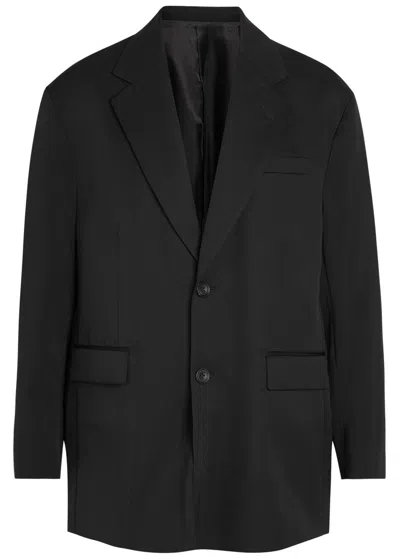 Ssstein Oversized Wool Blazer In Black