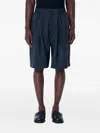 Ssstein Pleated Elasticated-waistband Shorts In Multi