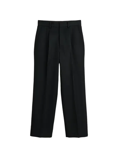 Ssstein Pleated-design Trousers In Black