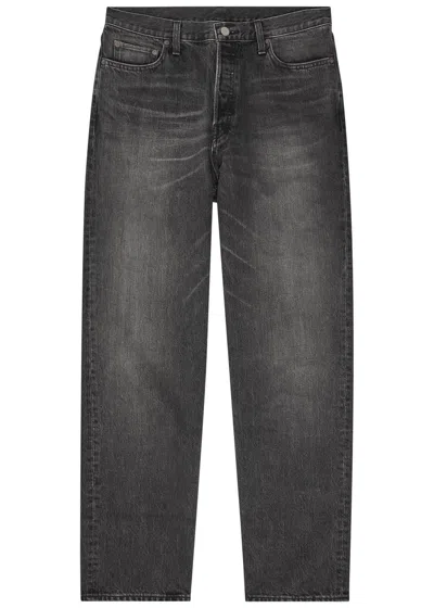 Ssstein Relaxed Straight-leg Jeans In Black