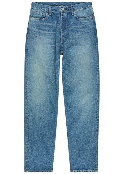 Ssstein Relaxed Straight-leg Jeans In Indigo