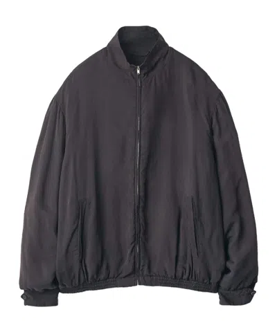 Ssstein Retro Zip-up Jacket In Black