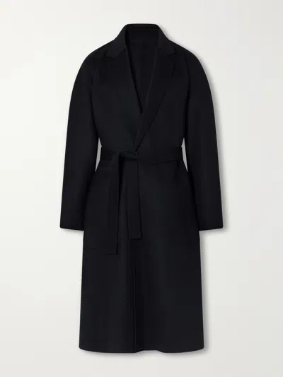 Ssstein Reversible Belted Wool-blend Coat In Animal Print