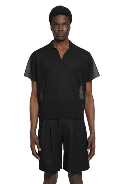 Ssstein Short Sleeve Skipper In Black