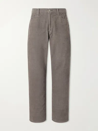 Ssstein Straight-leg Cotton-corduroy Trousers In Multi