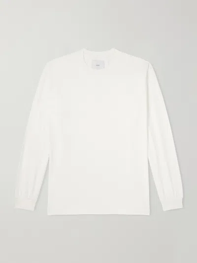 Ssstein Suvin Cotton-jersey T-shirt In White