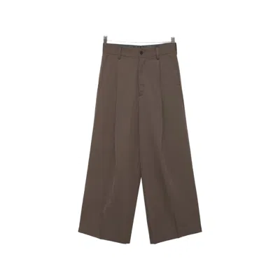 Ssstein Trousers In Brown