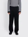 Ssstein Two Tuck Easy Trousers In Black